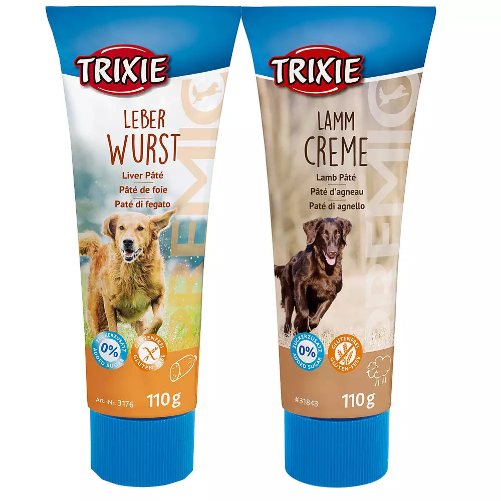 Dog pate in a tube